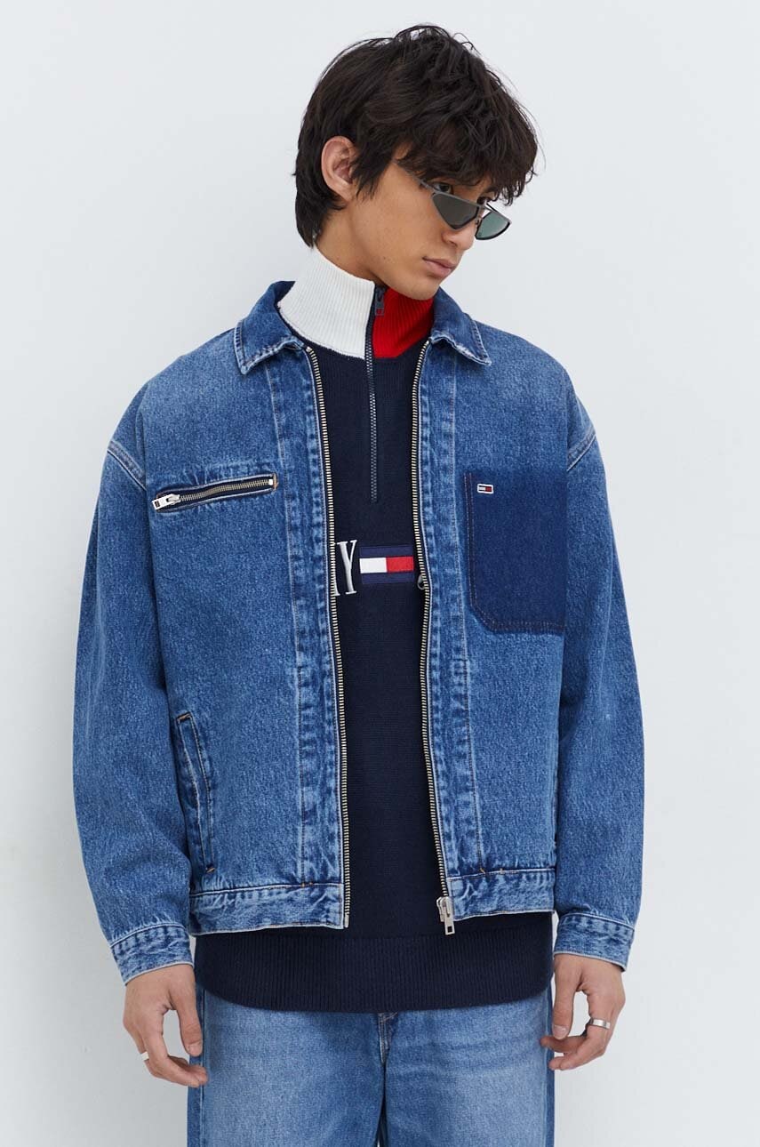 Tommy Jeans  Bavlněná džínová bunda