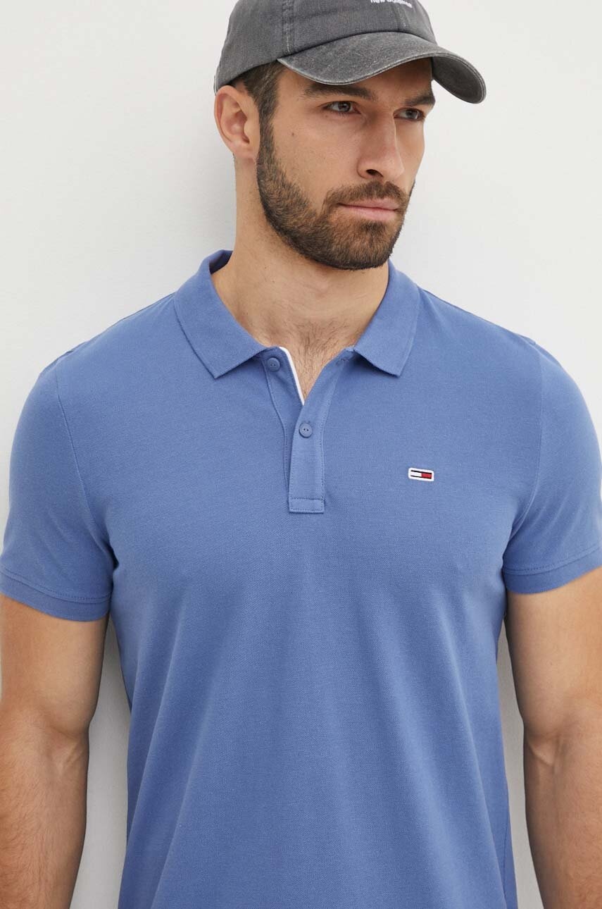Tommy Jeans  Bavlněné polo tričko