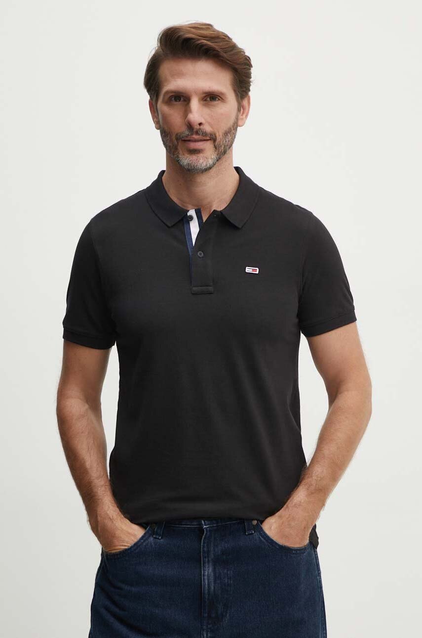Tommy Jeans  Bavlněné polo tričko