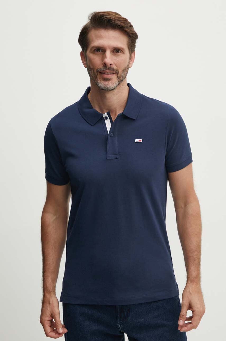 Tommy Jeans  Bavlněné polo tričko