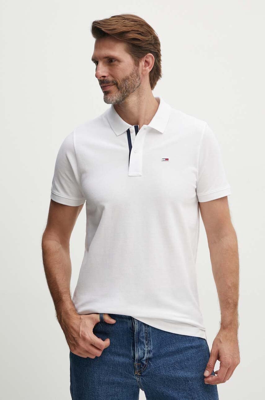 Tommy Jeans  Bavlněné polo tričko