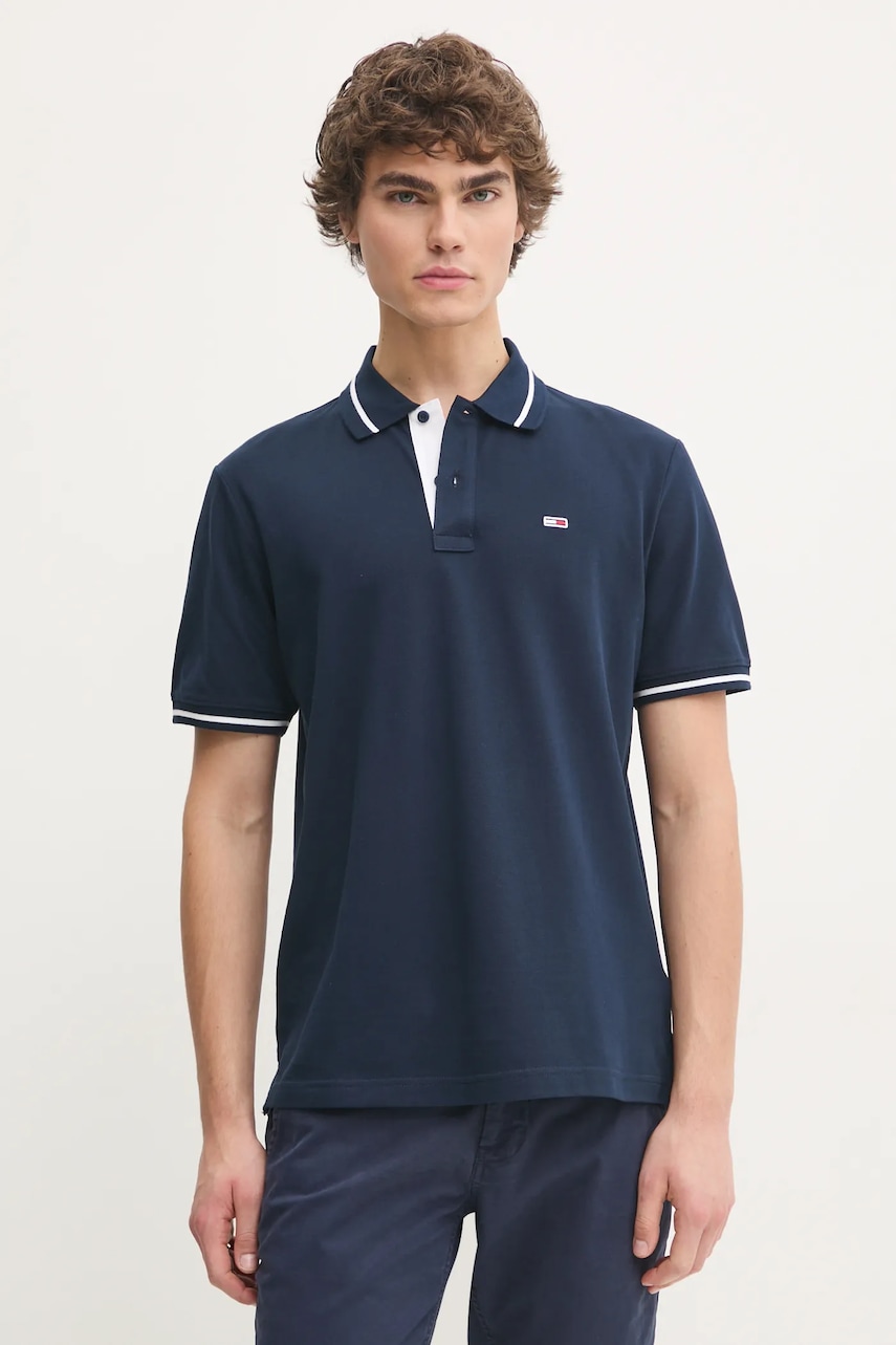Tommy Jeans  Bavlněné polo tričko