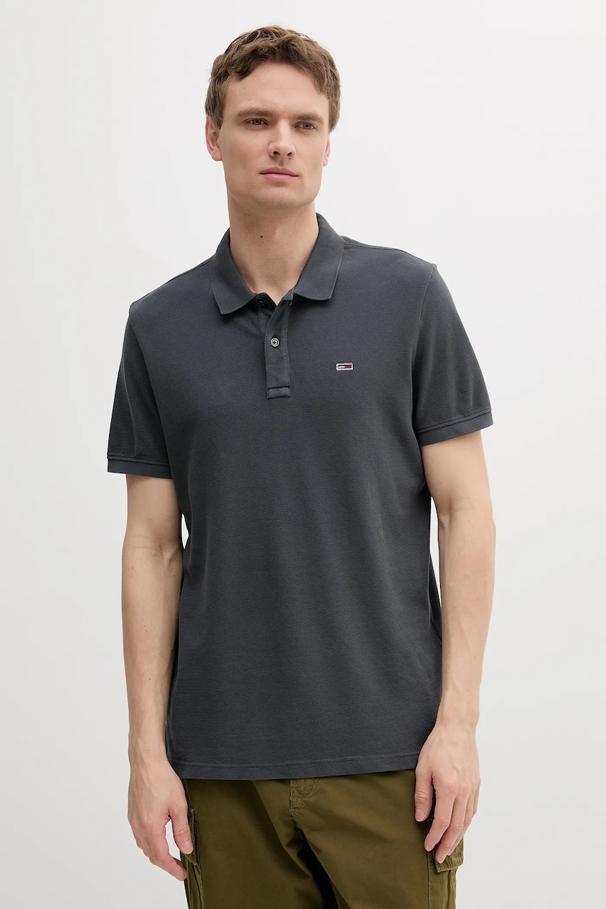 Tommy Jeans  Bavlněné polo tričko