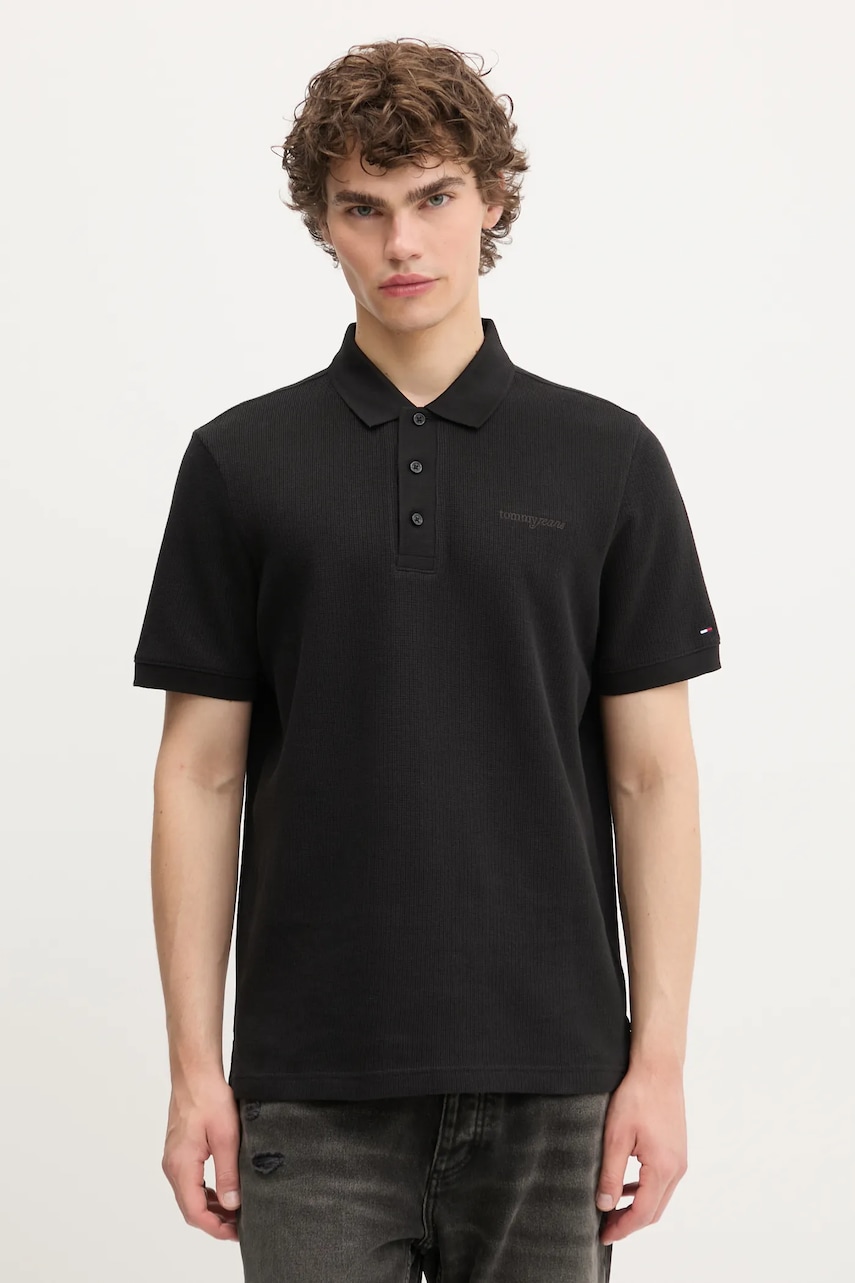 Tommy Jeans  Bavlněné polo tričko