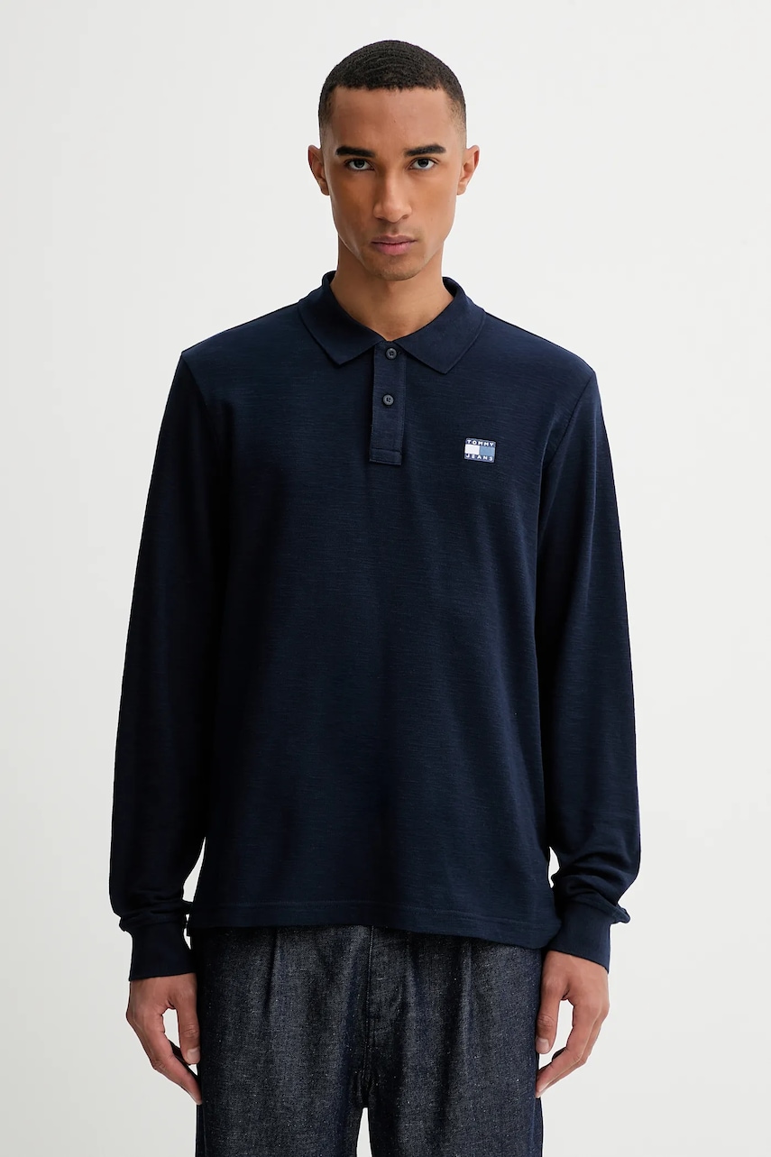 Tommy Jeans  Bavlněné tričko s dlouhým rukávem
