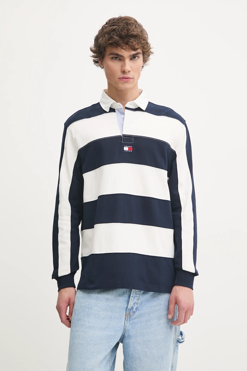 Tommy Jeans  Bavlněné tričko s dlouhým rukávem