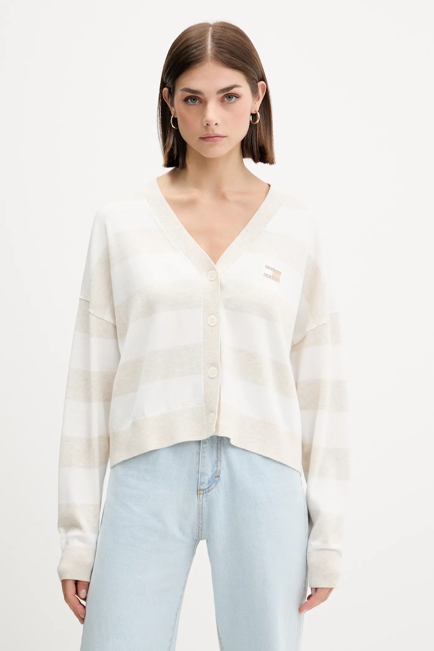 Tommy Jeans  Bavlněný kardigan