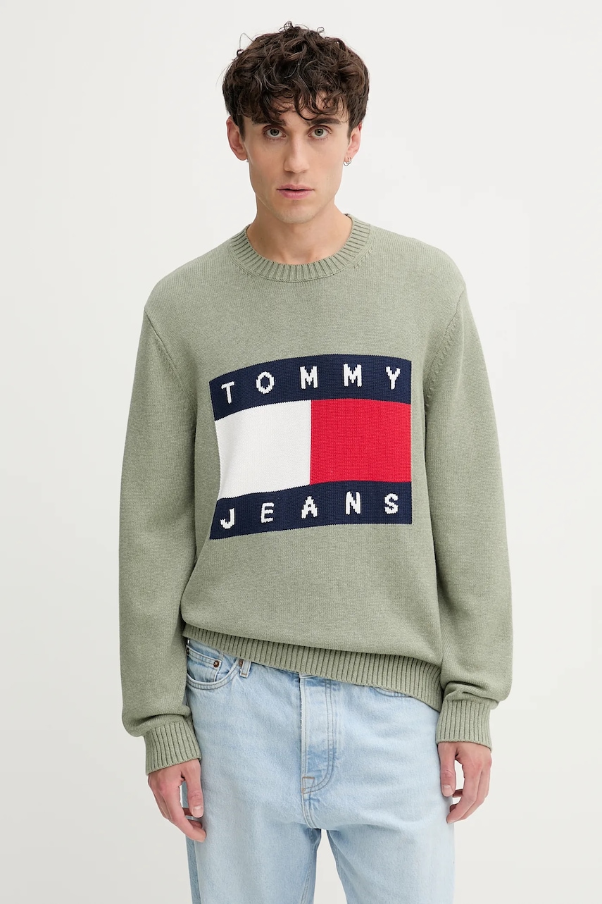 Tommy Jeans  Bavlněný svetr