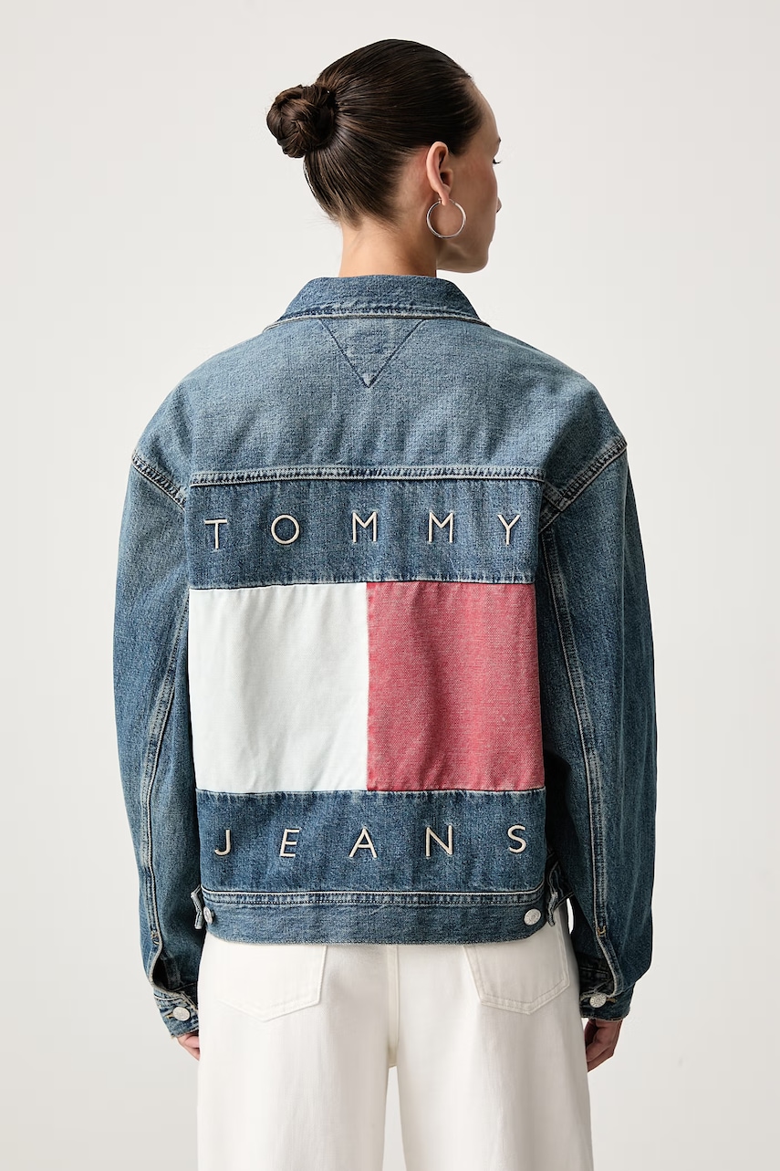 Tommy Jeans  bunda dámská džínová
