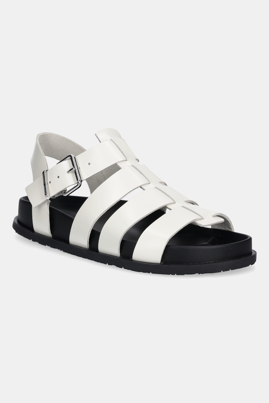 Tommy Jeans  Kožené sandály  TJW FISHERMAN PATENT SANDAL