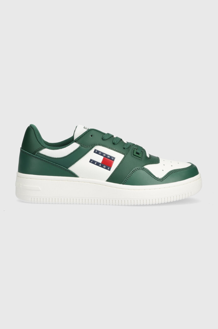 Tommy Jeans  Kožené sneakers boty  TJM RETRO BASKET ESS