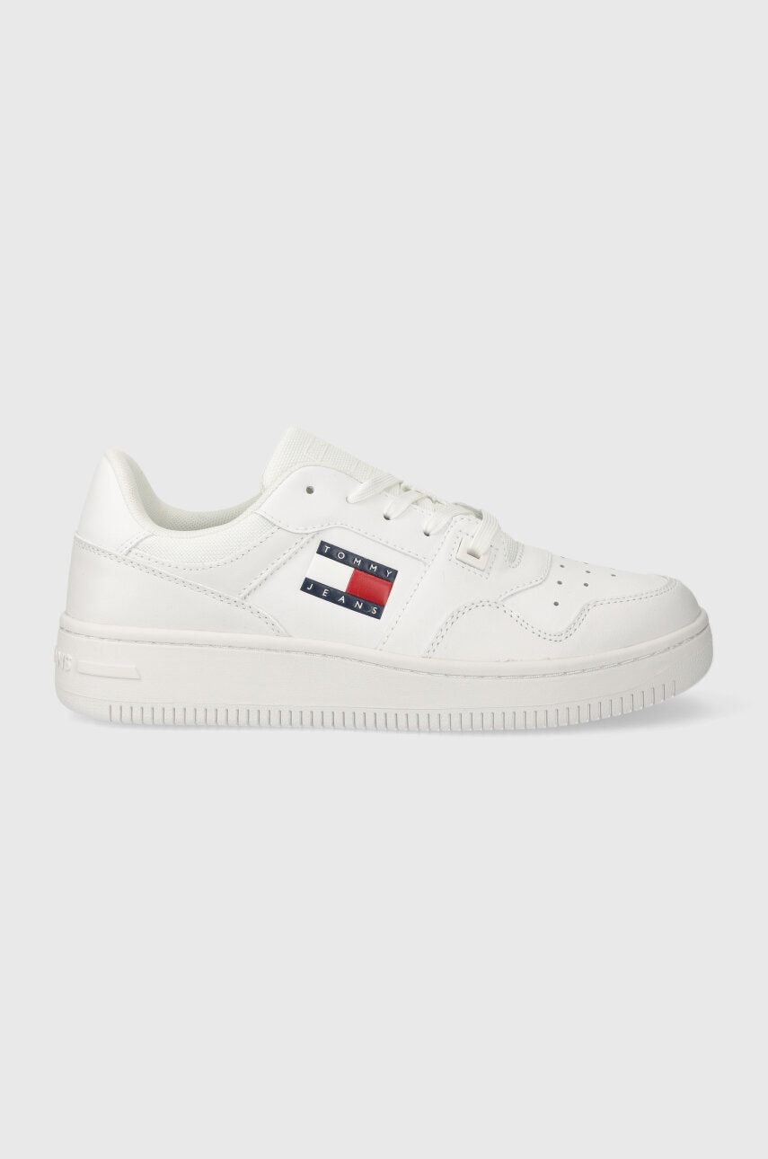 Tommy Jeans  Kožené sneakers boty  TJW RETRO BASKET ESS