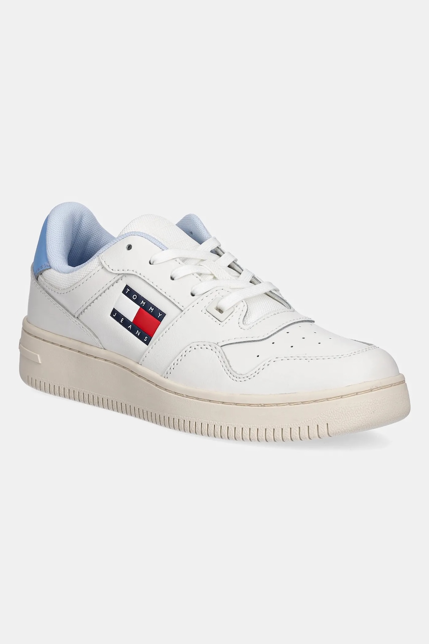 Tommy Jeans  Kožené sneakers boty  TJW RETRO BASKET ESS