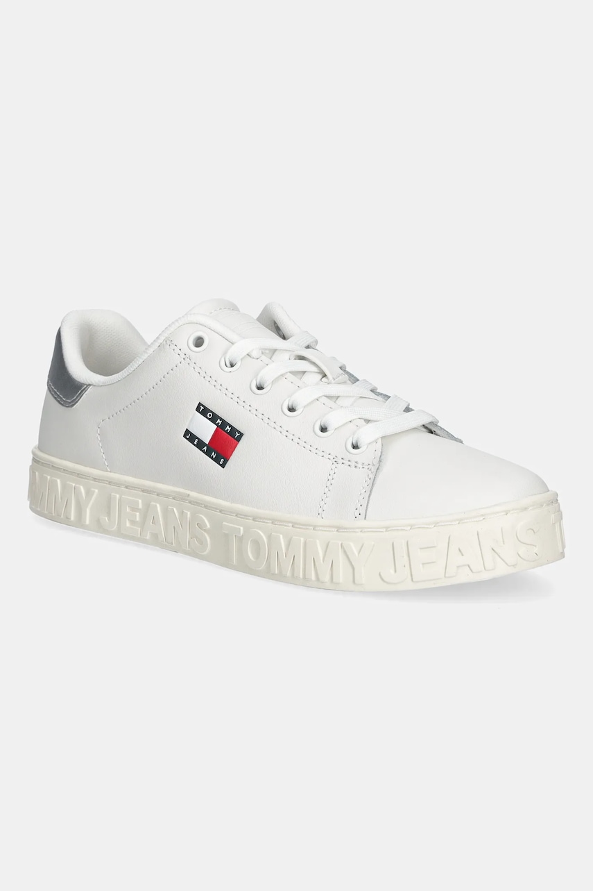 Tommy Jeans  Kožené tenisky  TJW LOGO SNEAKER ESS