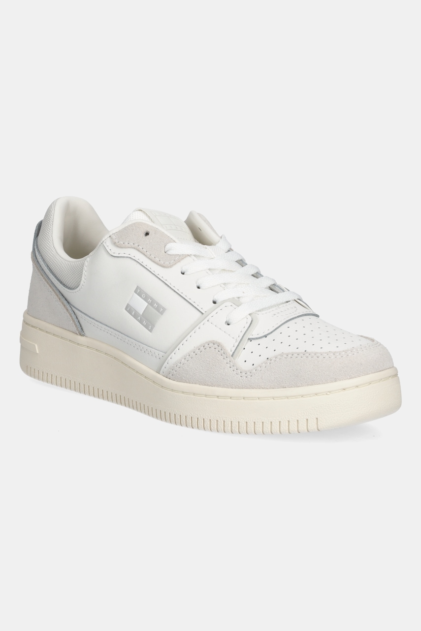 Tommy Jeans  Kožené tenisky  TJW RETRO BASKET SNEAKER
