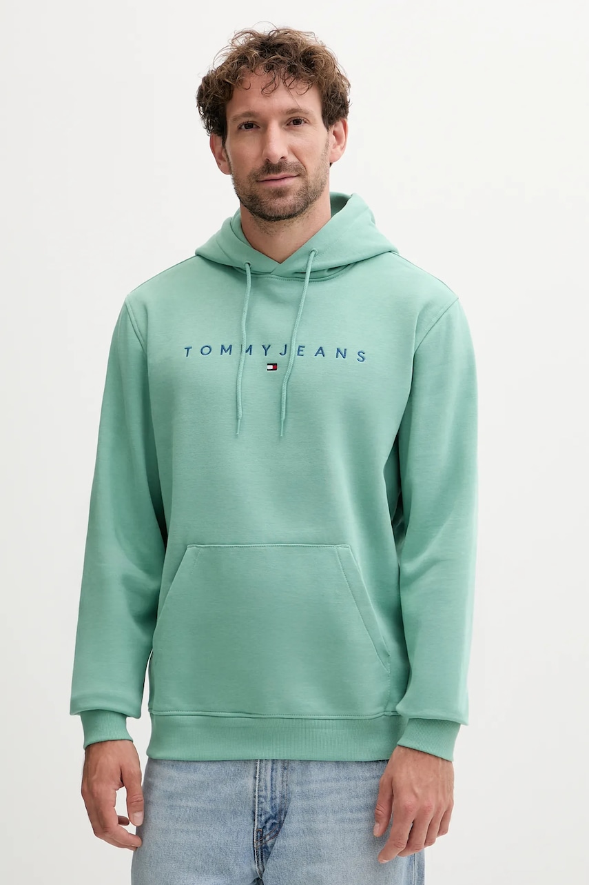 Tommy Jeans  mikina s kapucí pánská bavlněná