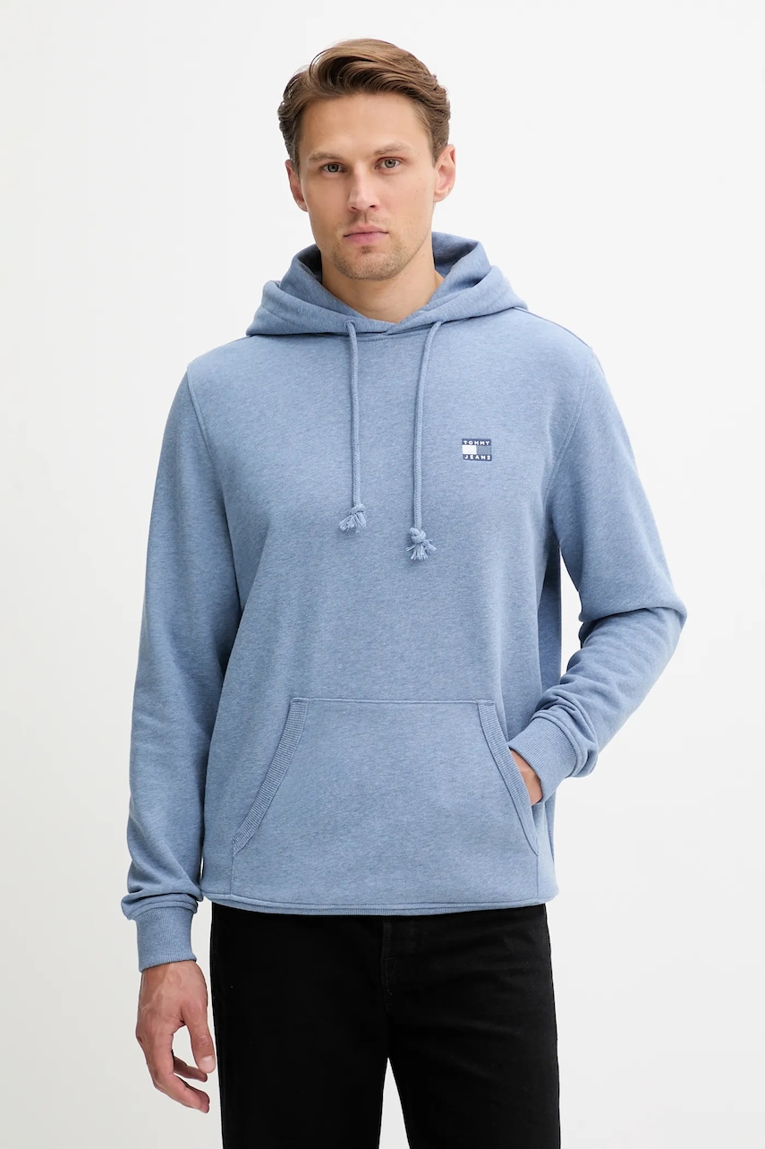 Tommy Jeans  mikina s kapucí pánská bavlněná