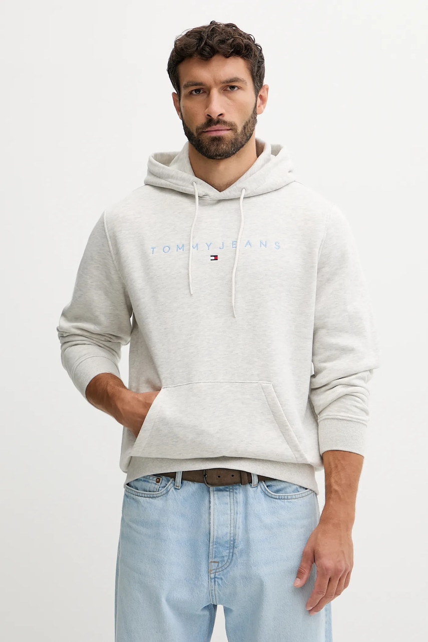 Tommy Jeans  mikina s kapucí pánská s bavlnou