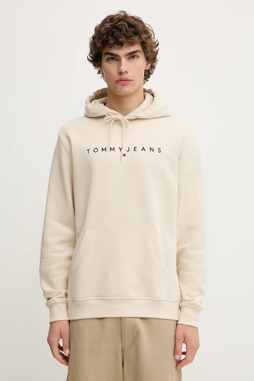 Tommy Jeans  mikina s kapucí pánská s bavlnou