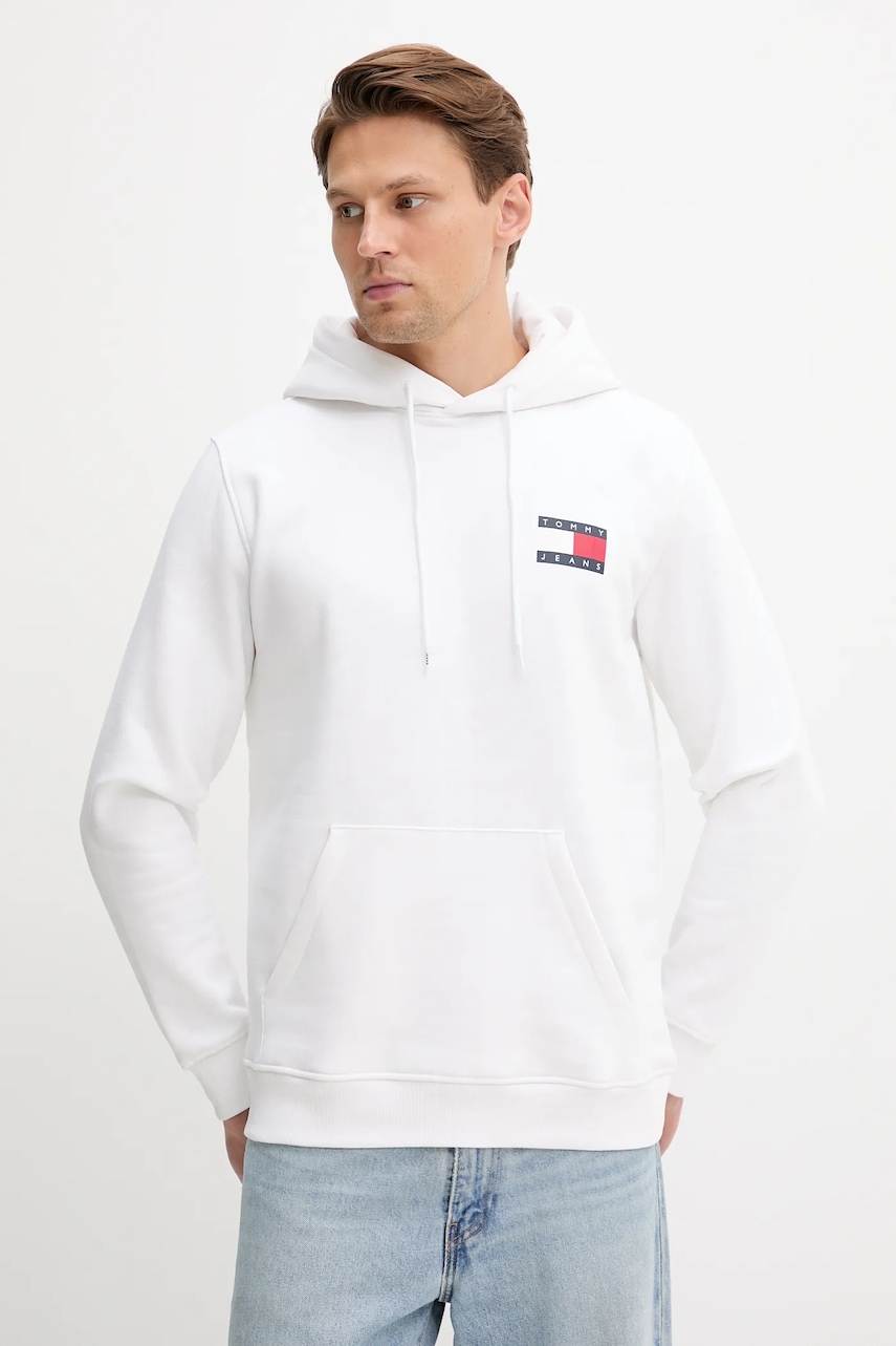 Tommy Jeans  mikina s kapucí pánská s bavlnou