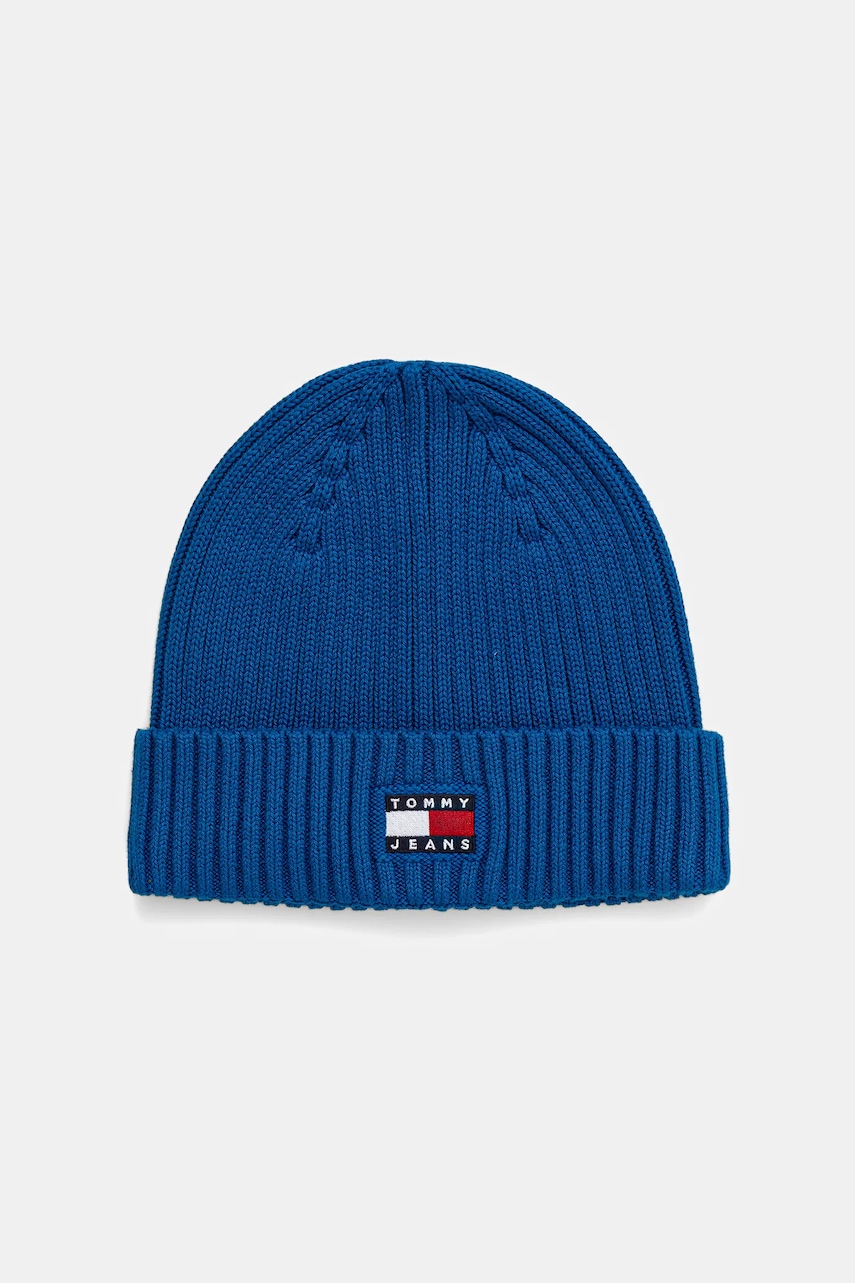Tommy Jeans  pletená čepice pánská bavlněná