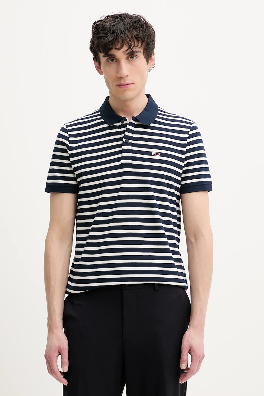 Tommy Jeans  polo pánské bavlněné