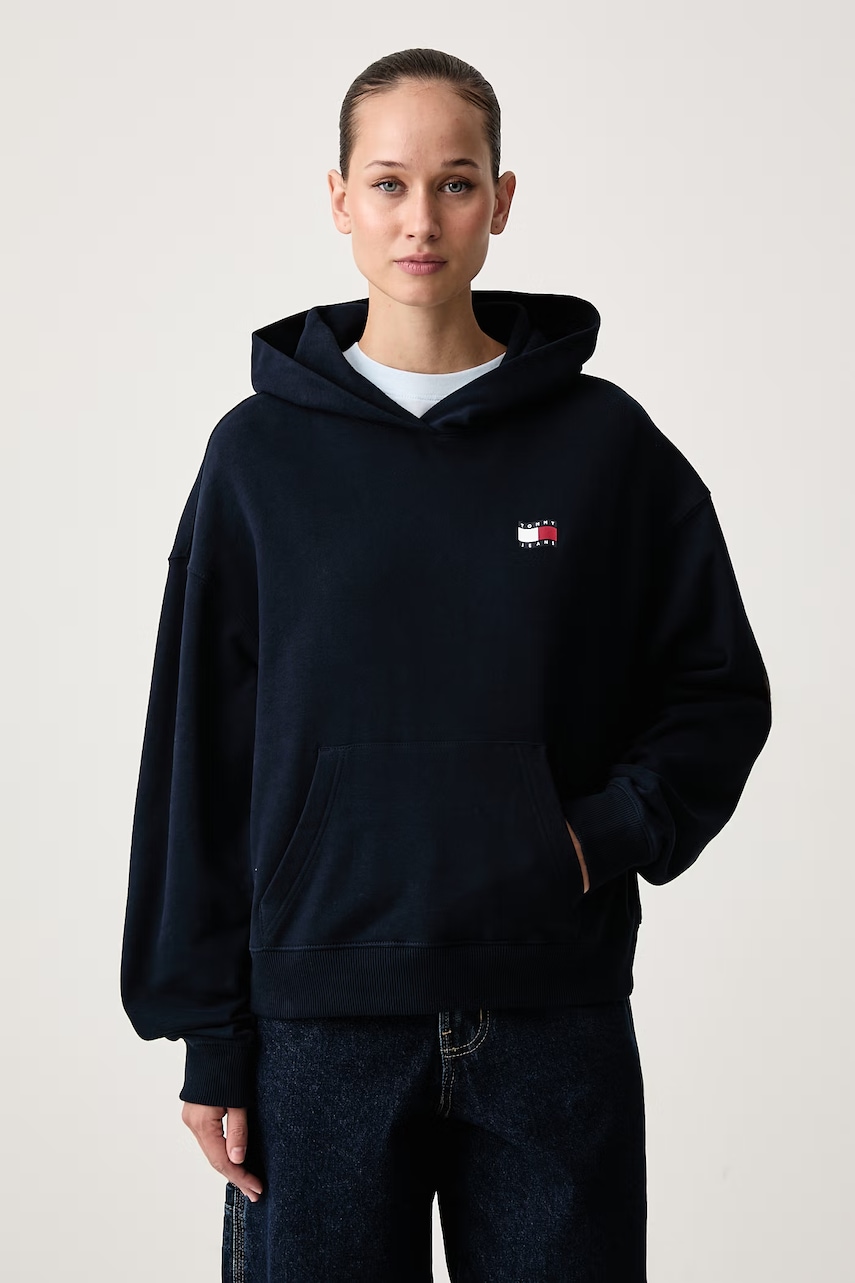 Tommy Jeans  rozepínací mikina dámská bavlněná