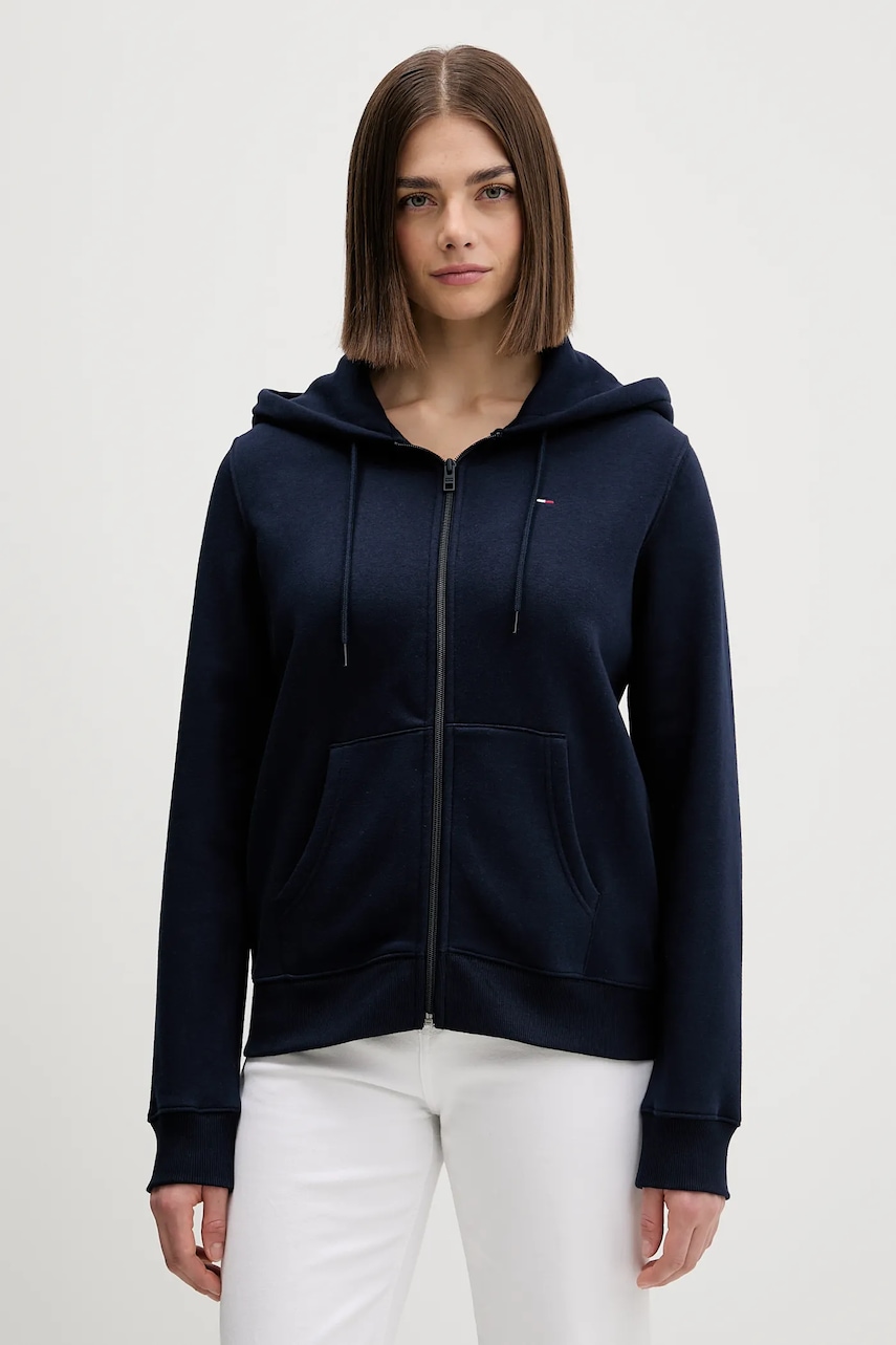 Tommy Jeans  rozepínací mikina dámská s bavlnou
