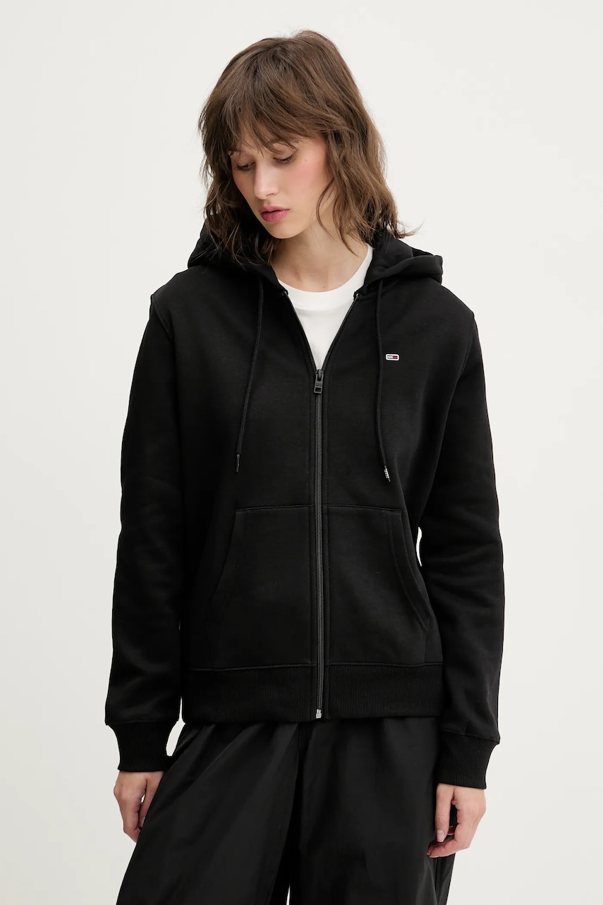 Tommy Jeans  rozepínací mikina dámská s bavlnou