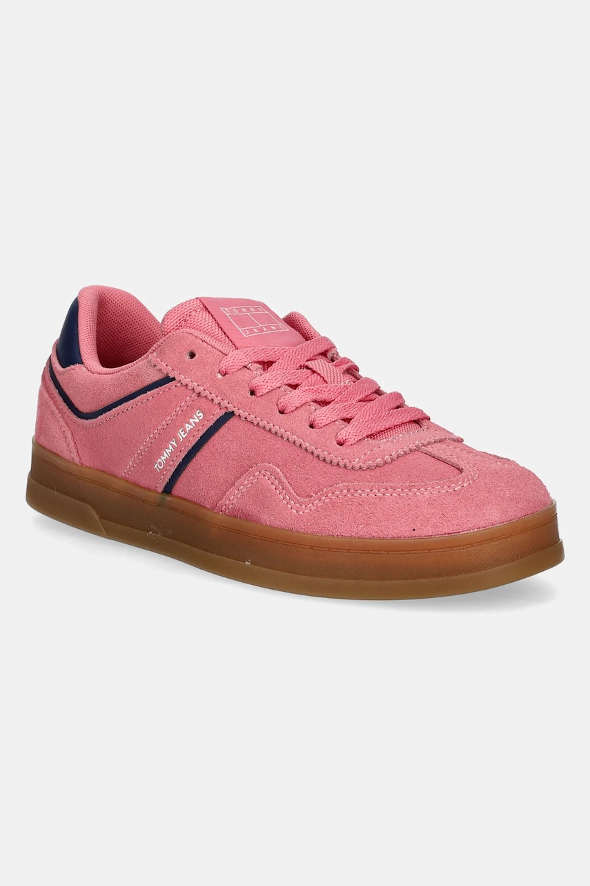 Tommy Jeans  Semišové sneakers boty  THE GREENWICH SUEDE