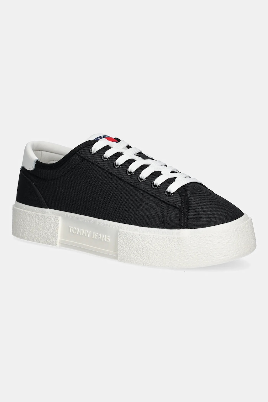 Tommy Jeans  Sneakers boty  FLATFORM CANVAS SNEAKER