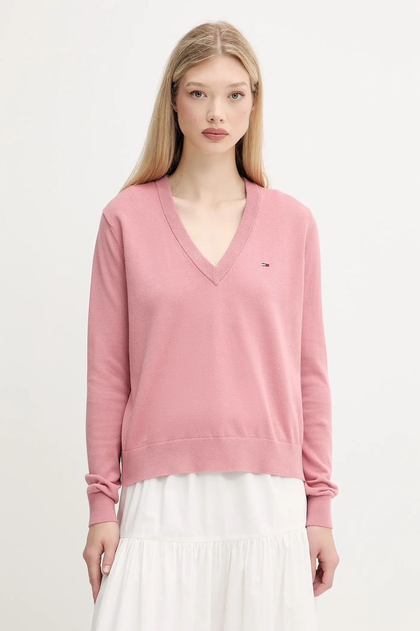 Tommy Jeans  svetr dámský bavlněný