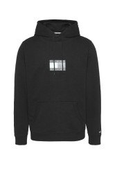Tommy Jeans Sweatshirt - TJM TOMMY GEL FLAG HOODIE black
