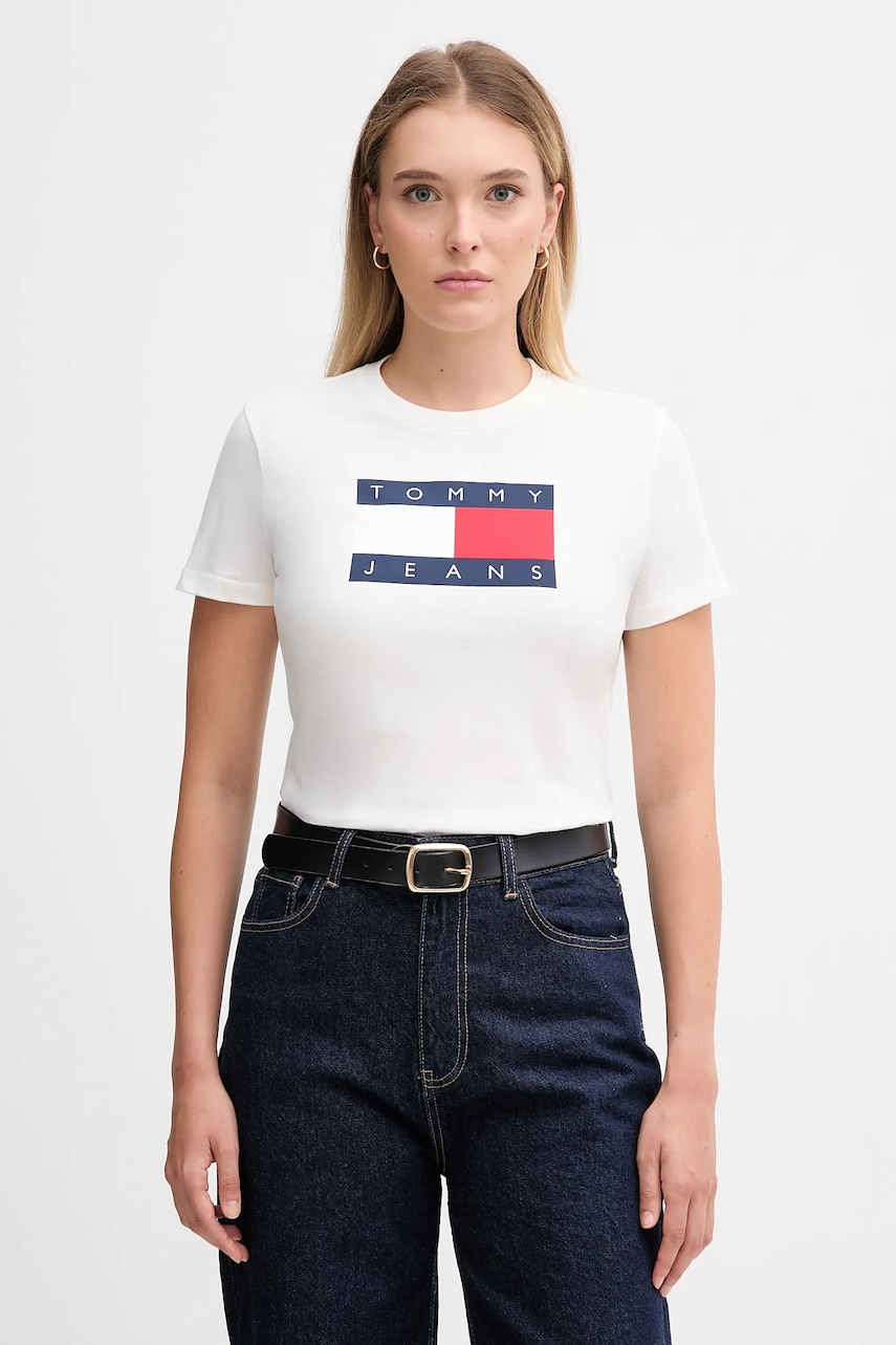 Tommy Jeans  tričko dámské bavlněné