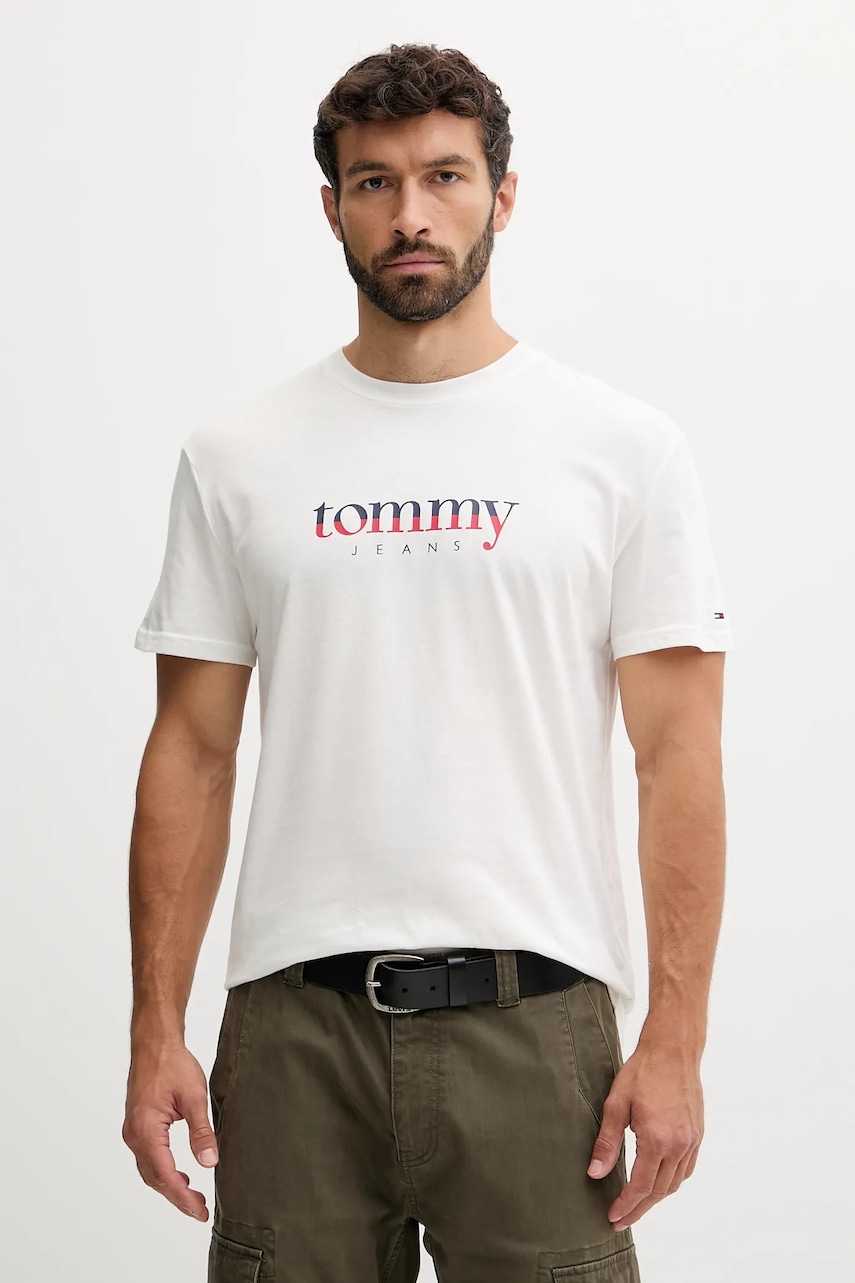 Tommy Jeans  tričko pánské bavlněné