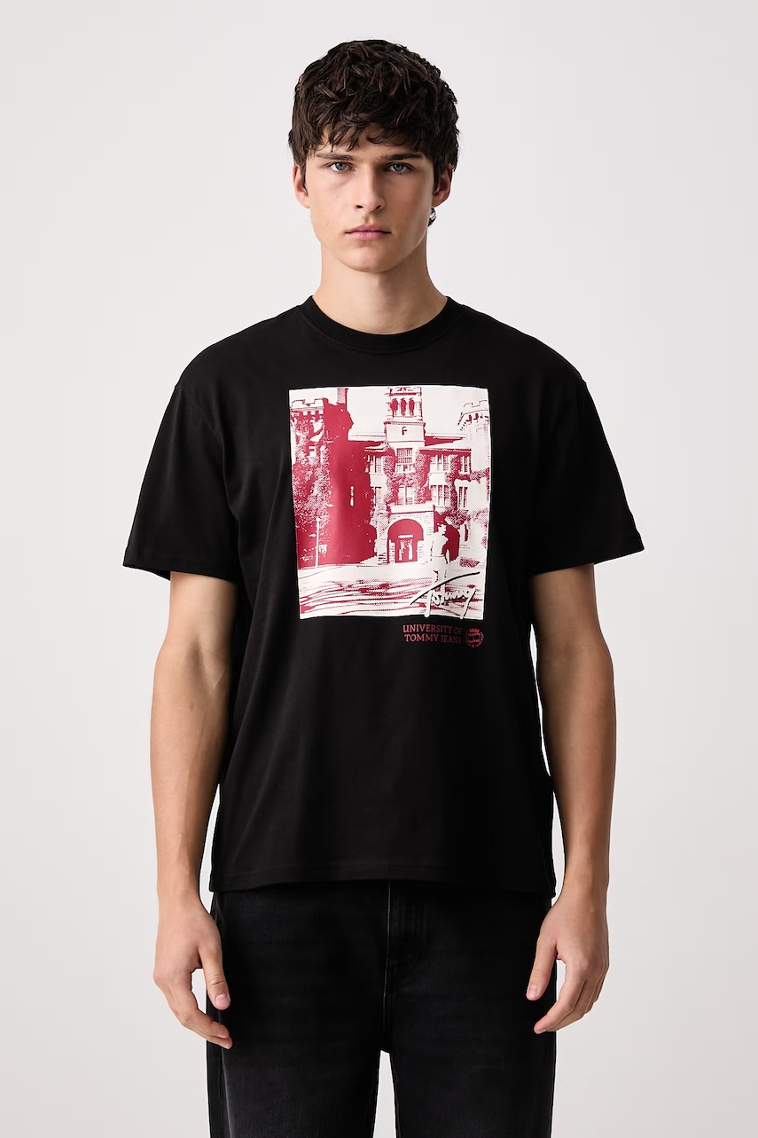 Tommy Jeans  tričko pánské bavlněné