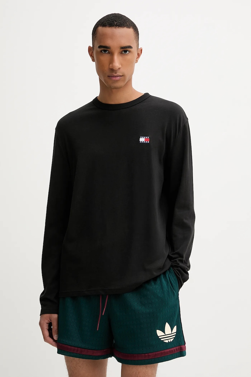 Tommy Jeans  tričko s dlouhým rukávem pánské bavlněné