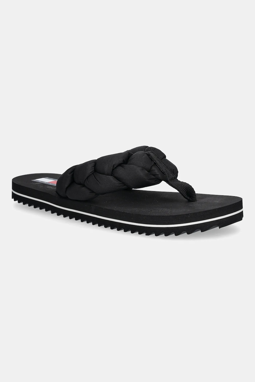 Tommy Jeans  žabky dámské BRAIDED THONG BEACH SANDAL