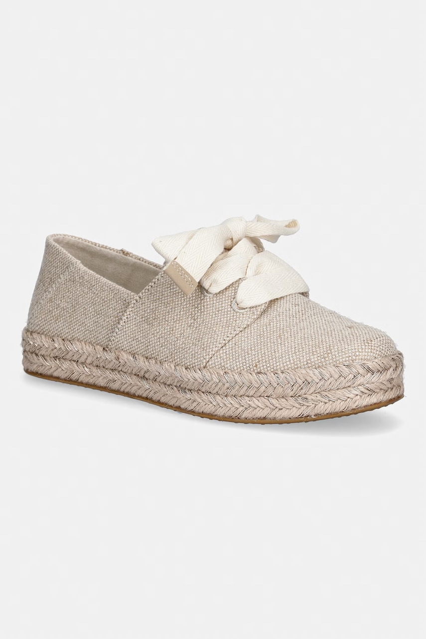 Toms  espadrily dámské CAROLINA LACE UP