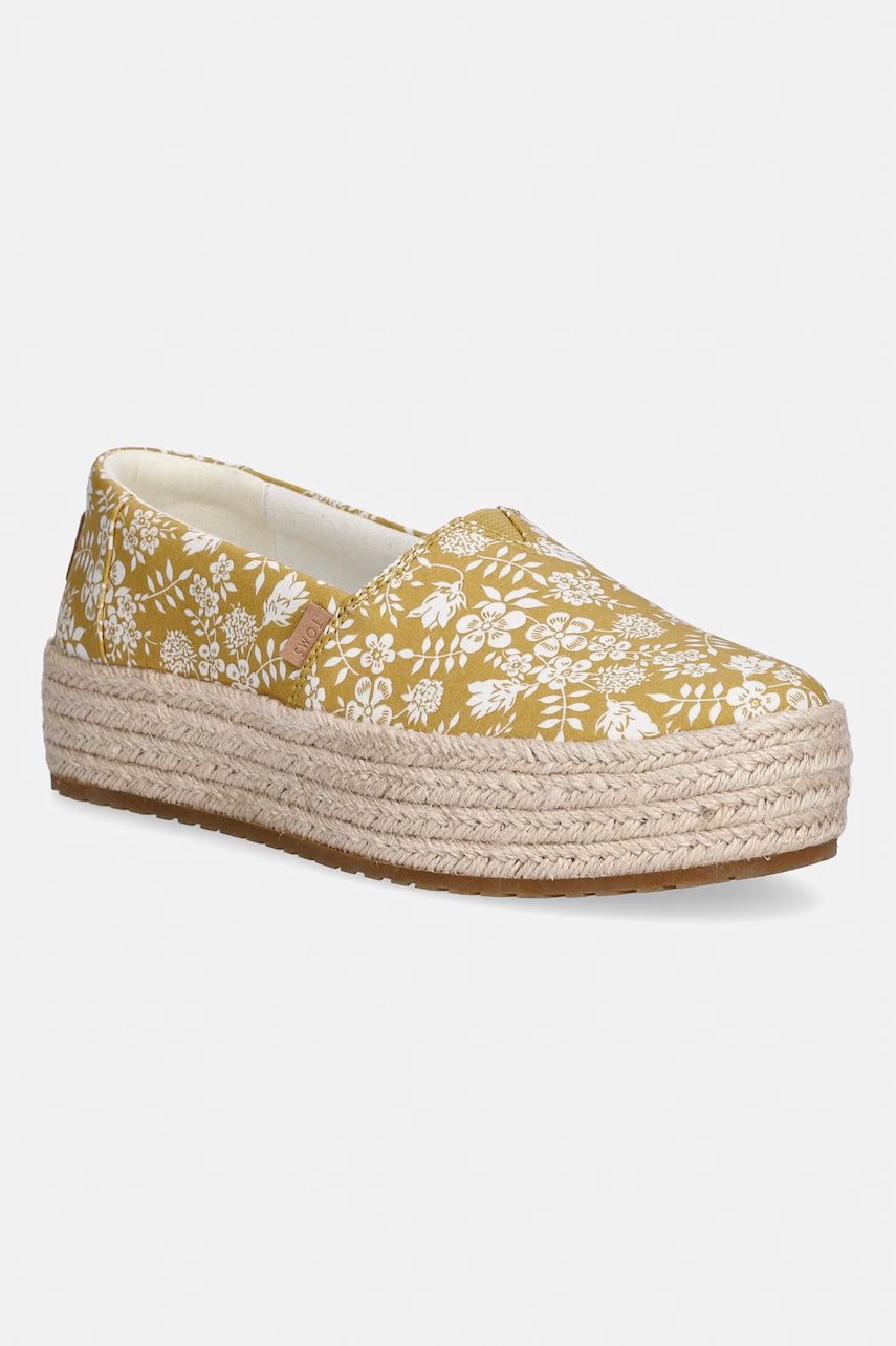 Toms  espadrily na platformě dámské VALENCIA
