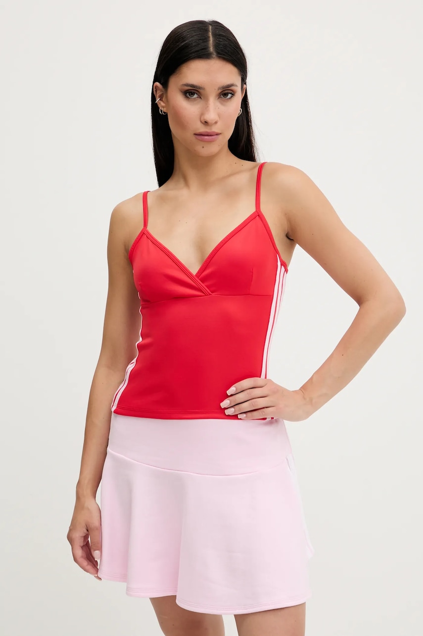 Top adidas Coquette červená barva, JM1910