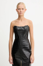 Top Elisabetta Franchi dámský, černá barva, TO03056E2