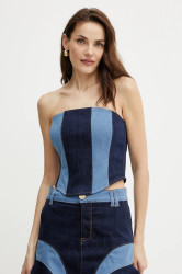 Top Fracomina dámský, modrá barva, FS25SJ5002D45001