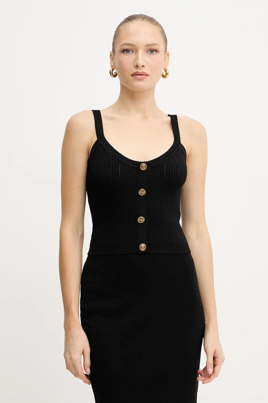 Top Guess EMMIE černá barva, W5YR10 Z0130