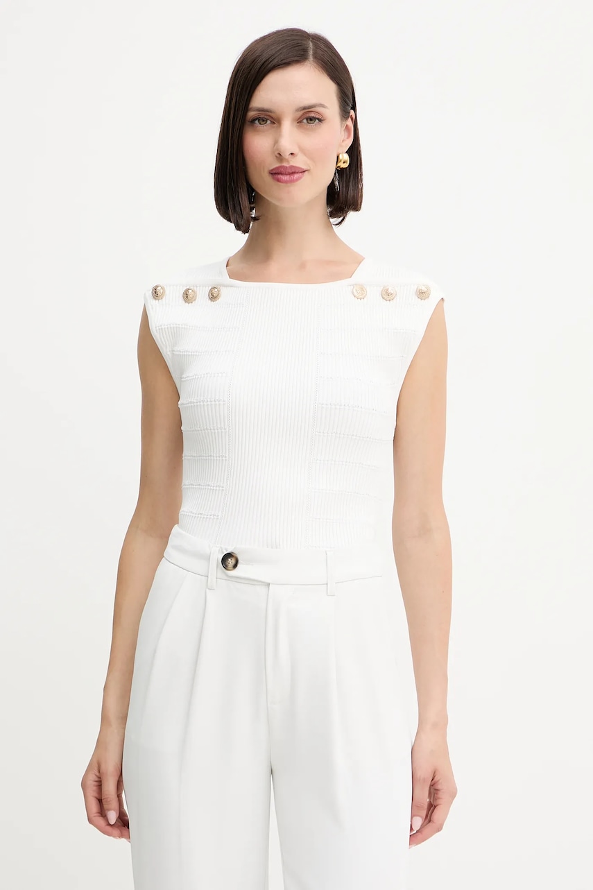 Top Guess EVANGELINE dámský, bílá barva, W5YR12 Z0130