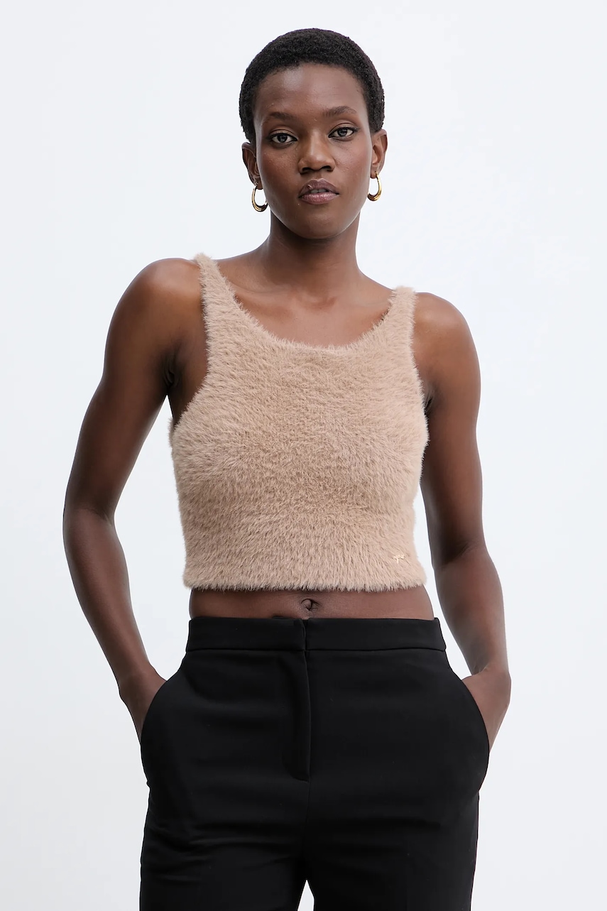 Top Guess HAILEY béžová barva, O5BR01 Z1282