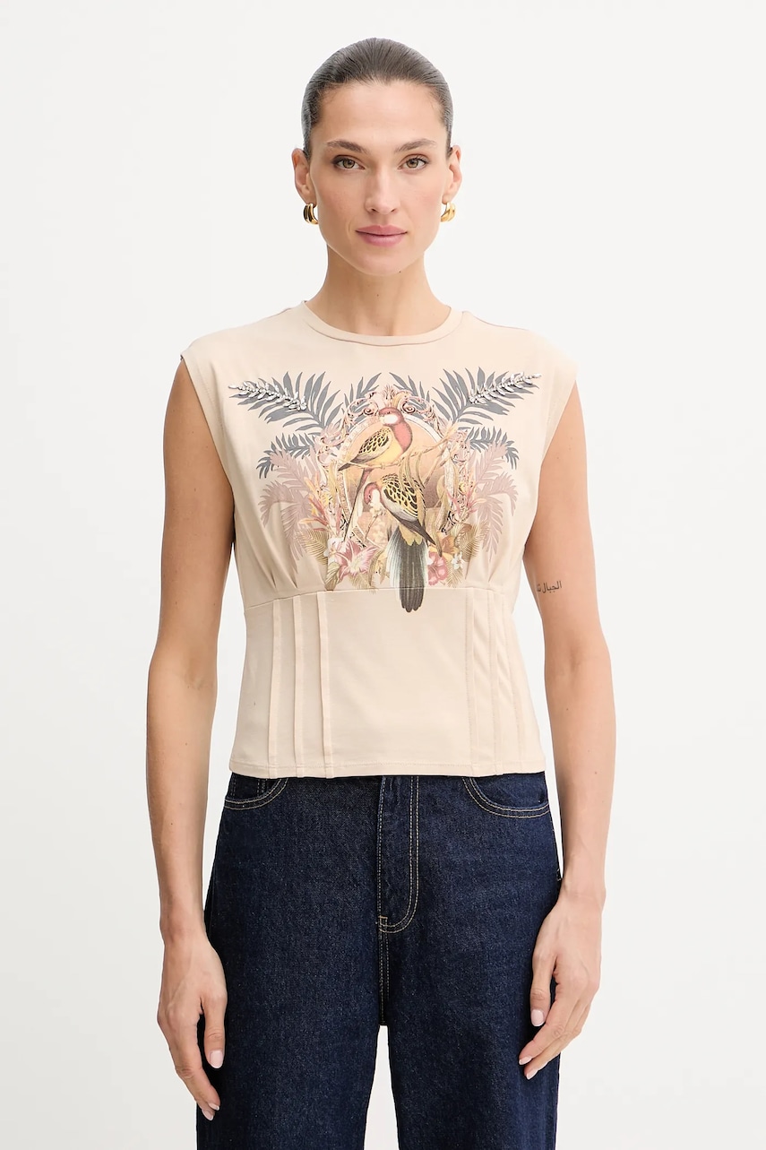 Top Guess PARAKEET béžová barva, W5YI33 K49A1