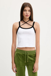 Top Juicy Couture bílá barva, JCWCT225302