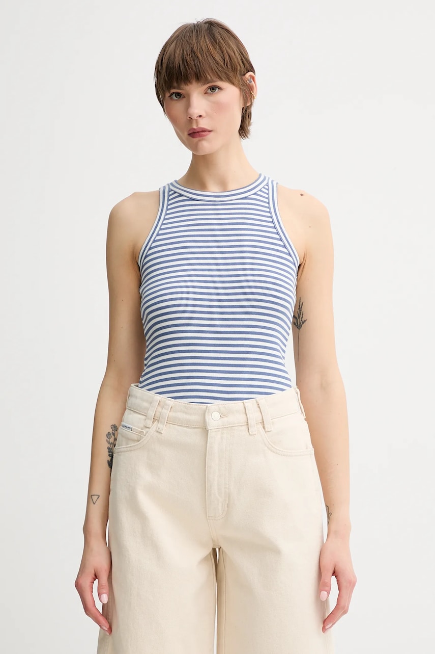 Top Marc O'Polo modrá barva, 5000006454