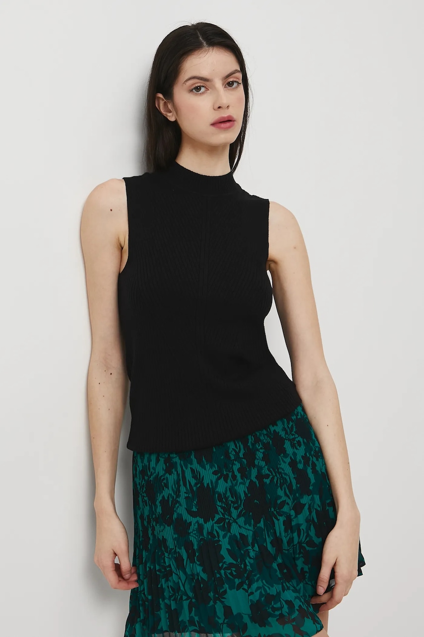 Top Medicine dámský, černá barva, s pologolfem